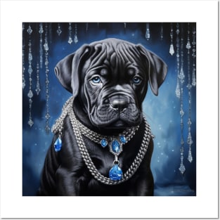 Jewelled Cane Corso Puppy Posters and Art